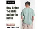 Buy Beige Tshirts online in India