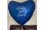 Heart Shape Balloon Decoration: Make Your Event Unforgettable with Exotica - The Gifting Tree