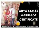 arya samaj marriage certificate