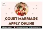 court marriage apply online	