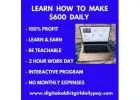 MAKE $600 DAILY, 2 HOUR WORK DAY 
