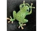 Frog Brooch Pin Critters #902 