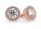 Exquisite Round Halo Flower Earrings – A Touch of Elegance