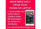 Make $900 Daily From Your Digital Device 