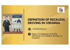 definition of reckless driving in virginia