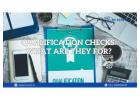 Qualification Checks: What Are They For?