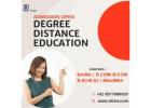 Distance Education Degree Course Admission Open  