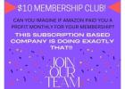 The $10 membership that pays YOU back! 