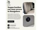 Nappa leather car seat covers in Bangalore | Car upholstery shop in Bangalore
