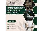 Kamdhenu Pure Silver God Idols for Blessings & Prosperity