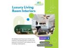 Luxury Living Room Interiors in Bangalore