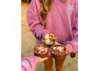  pink palm puff hoodie || Shop Now || New Stock