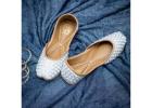 Festive Fashion Leather Juttis by Gulbahar
