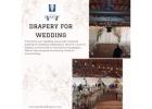 Elegant Wedding Draping Services | A Touch of Drapery