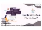 How to Write to a File in Java - Tpoint Tech