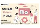 Carriage Return in Java - Tpoint Tech