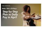 Free Webinar: The Beginner’s Shortcut to Daily Income (No Tech Overwhelm!)