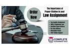 Law Assignment Help with deep understanding through writing and timely access