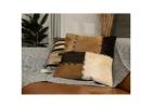 Luxury Cowhide Cushions for Tradition