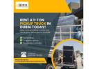 Rent a 1-Ton Pickup Truck in Dubai TODAY!