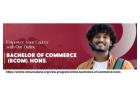 Online Bachelors of Commerce hons degree