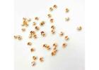 14k gold crimp tubes