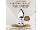 Get Steel Butt Plug For Women Upto 60% Off Call 9836794089