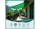 TRINQET 3x3mt Sails Sun Shade Green Net for Balcony & Resorts