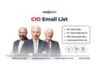 Get Our Top Quality CIO Email List – Connect with Top IT Leaders and Decision Makers