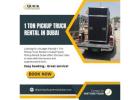 Looking for a 1 Ton Pickup Truck Rental in Dubai?