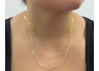 solid gold chains for women