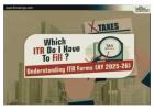 Which ITR to File? Understanding ITR Forms AY 2025-26