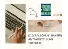 Digitalbonus Bayern Antragstellung Tutorial