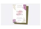 Flexible Wedding Invitation Card Services to Match Your Needs