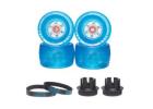 Experience Superior Ride Quality with VEYMAX Blue Jelly 105mm Wheels Belt Drive Set