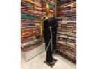 Shop Black Silk Sarees for a Bold and Graceful Look - Aano Edition