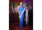 Find Your Perfect Blue Silk Saree at Aano Edition