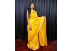 Shop Beautiful Yellow Silk Sarees for Any Occasion at Aano Edition