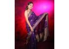 Shop Purple Silk Sarees for Women Online at Aano Edition