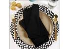 Premium Kitchen Black Cloth Napkins for Every Occasion