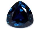 Trillion Cut Natural Navy Blue Sapphire 0.69 Cts.