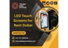 What’s Included in LED Touch Screen Rental Services?