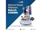 Motorized Ribbon Batch Coding Machine