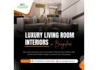 Luxury Living Room Interiors in Bangalore