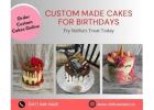 Custom Made Cakes For Birthdays By Nidha's Treat