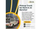 Pickup truck for rent in Al Barsha