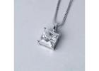 Wear A Dazzling Moissanite Pendant To Exude Elegance.