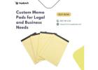 Custom Memo Pads for Legal and Business Needs