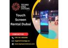 Touch Screen Rental Dubai for Airport Information