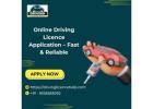 Online Driving Licence Application – Fast & Reliable